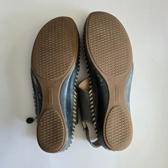 Women's Pikolinos Puerto Vallarta Sandal 655-0695 Color: Petrol Leather Size 40