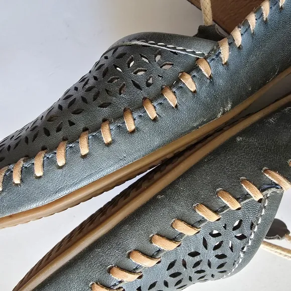 Women's Pikolinos Puerto Vallarta Sandal 655-0695 Color: Petrol Leather Size 40