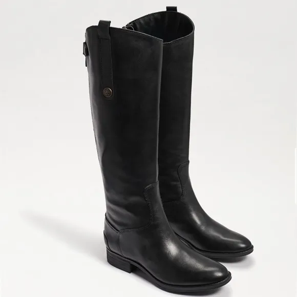 Women’s Sam Edelman Mikala Knee High Wide Calf Black riding boot