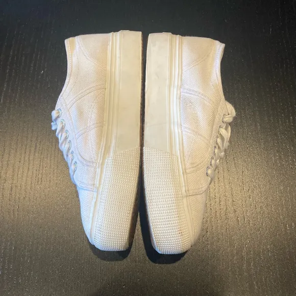 Women's Superga Sneakers Size 39 EU White