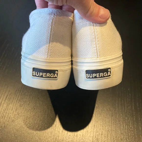 Women's Superga Sneakers Size 39 EU White