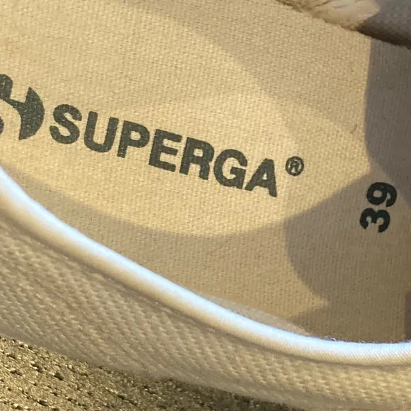 Women's Superga Sneakers Size 39 EU White