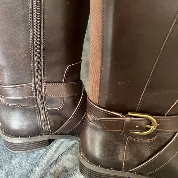 WOMEN’S SZ 5 INTERNATIONAL CONCEPTS FEDORAL RIDING BOOTS NIB CHOCOLATE