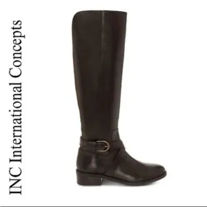 WOMEN’S SZ 5 INTERNATIONAL CONCEPTS FEDORAL RIDING BOOTS NIB CHOCOLATE