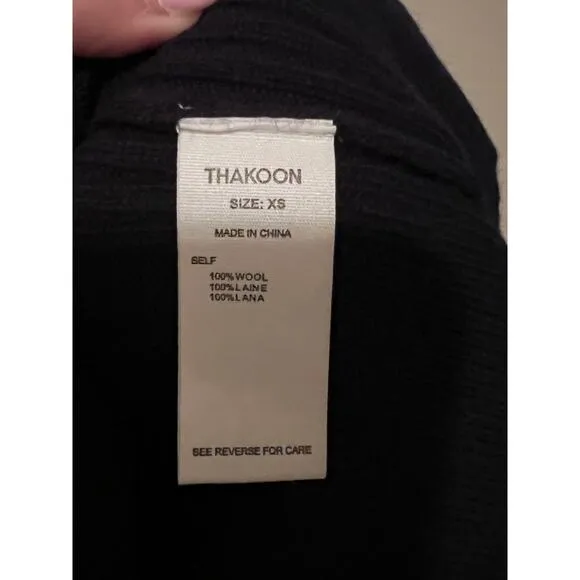 Women's Thakoon 100% Wool Sweater Dress, Size XS