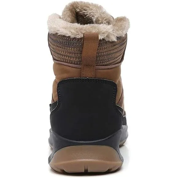 Women's Winter Waterproof Vamp Snow Boots,  Brown
