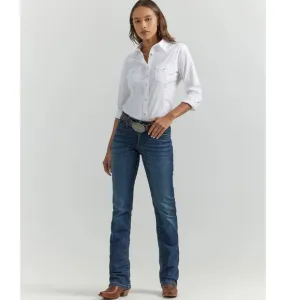 Women’s Wrangler Ultimate Riding Jean Willow Mid-Rise Bootcut Western Cowgirl