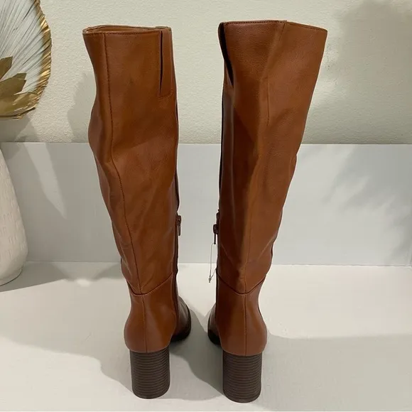 Women’s Zodiac Riona Brown Leather Riding Boots Size 7.5 US!