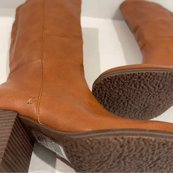 Women’s Zodiac Riona Brown Leather Riding Boots Size 7.5 US!