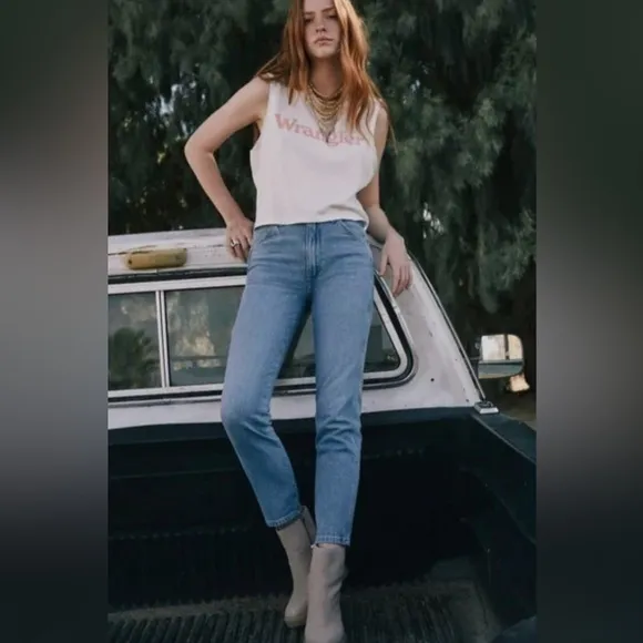 Wrangler x Free People Walker 677 High Rise Slim