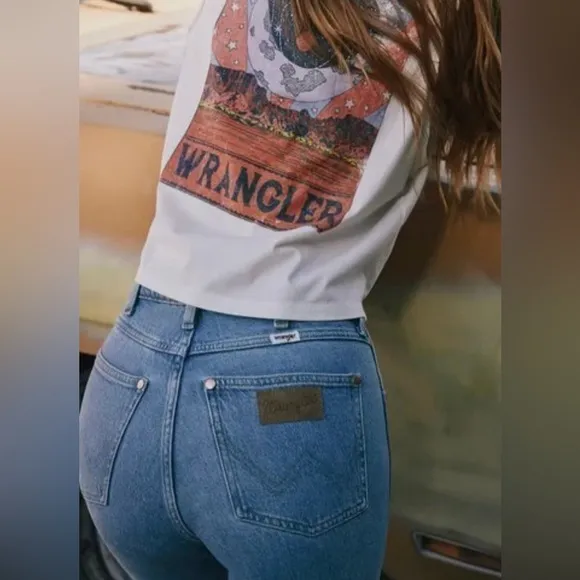 Wrangler x Free People Walker 677 High Rise Slim