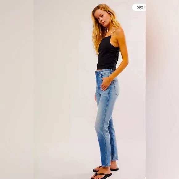 Wrangler x Free People Walker 677 High Rise Slim