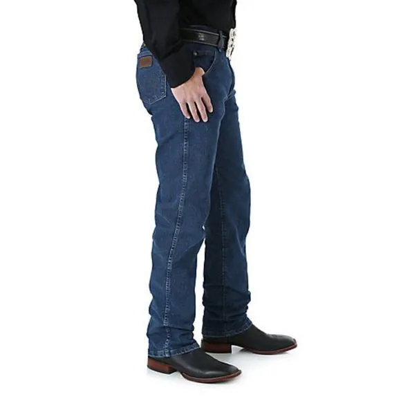 Wrangler Men's Blue Premium Performance Advanced Cowboy Cut Regular 50x30