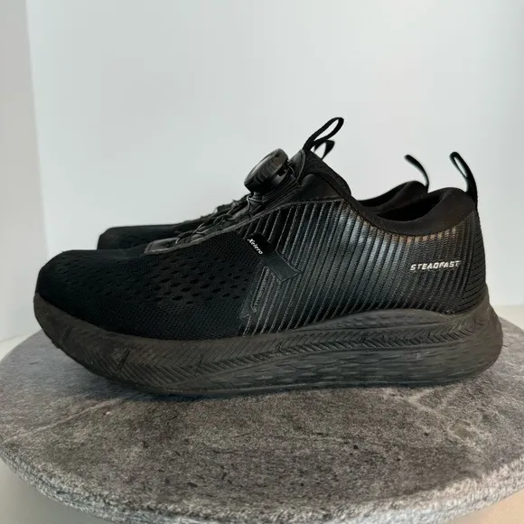 Xelero Steadfast Black Spin And Snap Tennis Shoes Sneakers 8 Fitgo