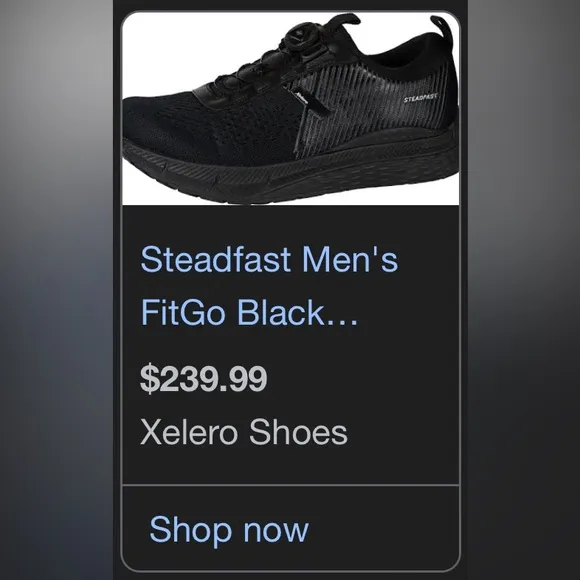 Xelero Steadfast Black Spin And Snap Tennis Shoes Sneakers 8 Fitgo