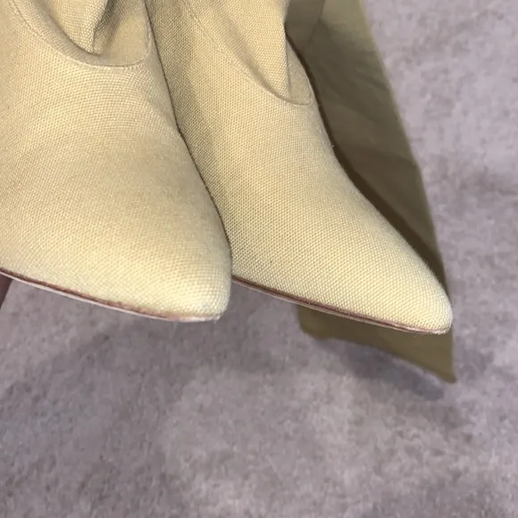 YEEZY SEASON 4 STRETCH CANVAS THIGH HIGH BOOTS DOLLAR SIZE 37/7