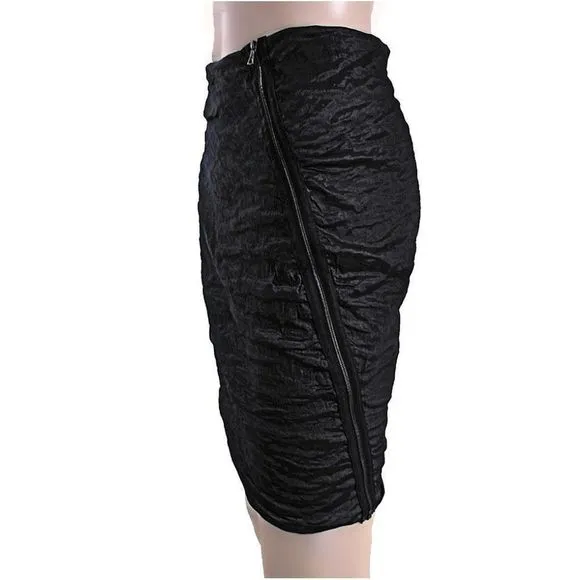 Yigal Azrouël Stretch Gauze Mini Skirt NWT 4