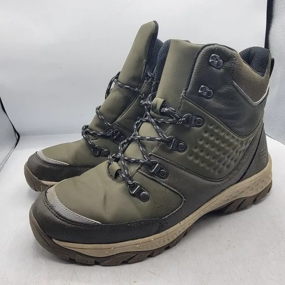 Z by Zella Terran Mens 10M Olive Green Outdoors Boots Comfort Casual Workwear