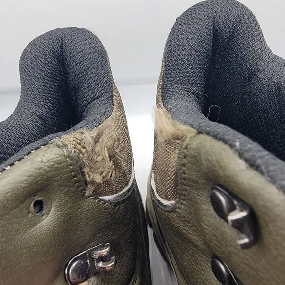 Z by Zella Terran Mens 10M Olive Green Outdoors Boots Comfort Casual Workwear