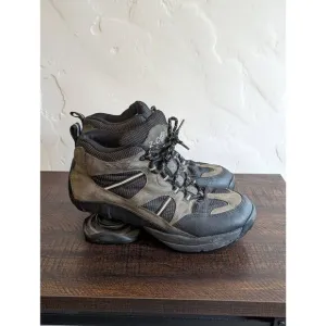 Z-Coil High Desert Gray and Black Hiking Boots Pain Relief Spring Heel Size 10