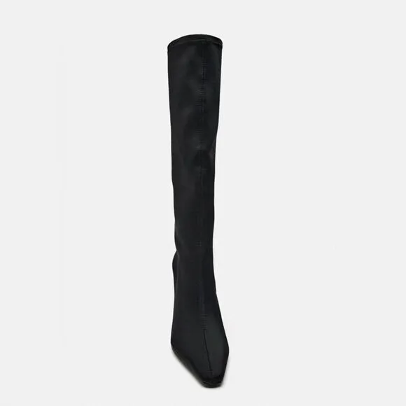 (Z3) Zara, SQUARE TOE STRETCH HIGH HEEL BOOTS, size 37/6.5US