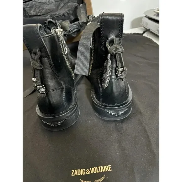 ZADIG &amp;&amp; Voltaire Laureen Roma Boots Sz 36 New With Dustbag Authentic Great Gift