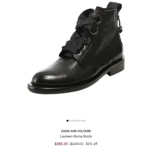 ZADIG &amp;&amp; Voltaire Laureen Roma Boots Sz 36 New With Dustbag Authentic Great Gift