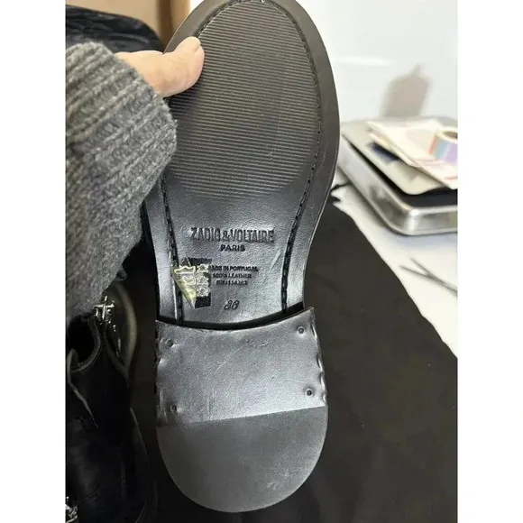 ZADIG &amp;&amp; Voltaire Laureen Roma Boots Sz 36 New With Dustbag Authentic Great Gift