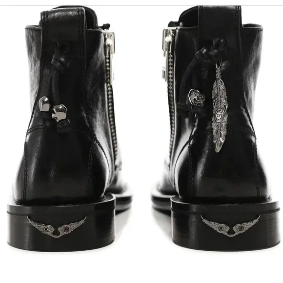 ZADIG &amp;&amp; Voltaire Laureen Roma Boots Sz 36 New With Dustbag Authentic Great Gift