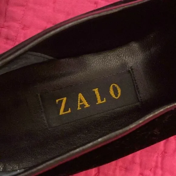 Zalo velvet loafers, size 7,5