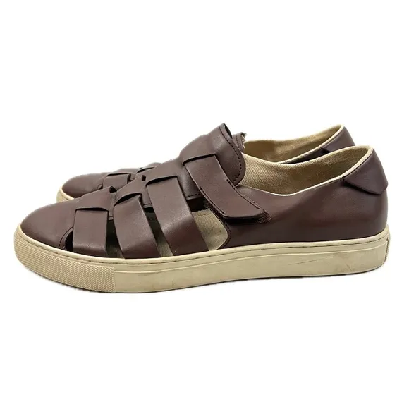 Zara Man Men's Brown Caged Sandals - Size 11