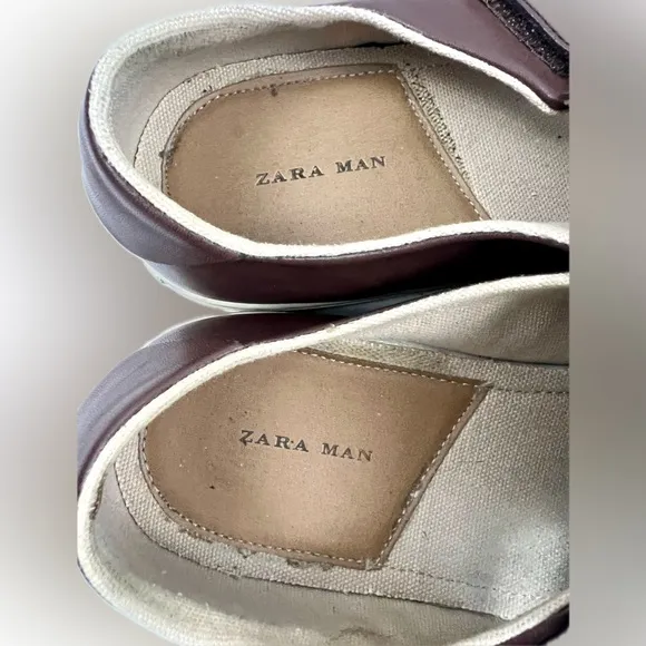 Zara Man Men's Brown Caged Sandals - Size 11