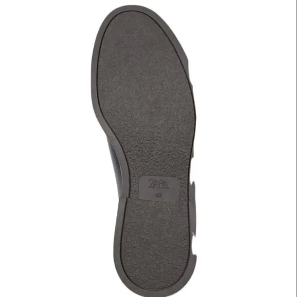 ZARA SPORTY MOCCASINS NAVY BLUE | 2615/920