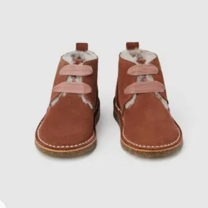 ZARA Toddler Brown leather desert boots